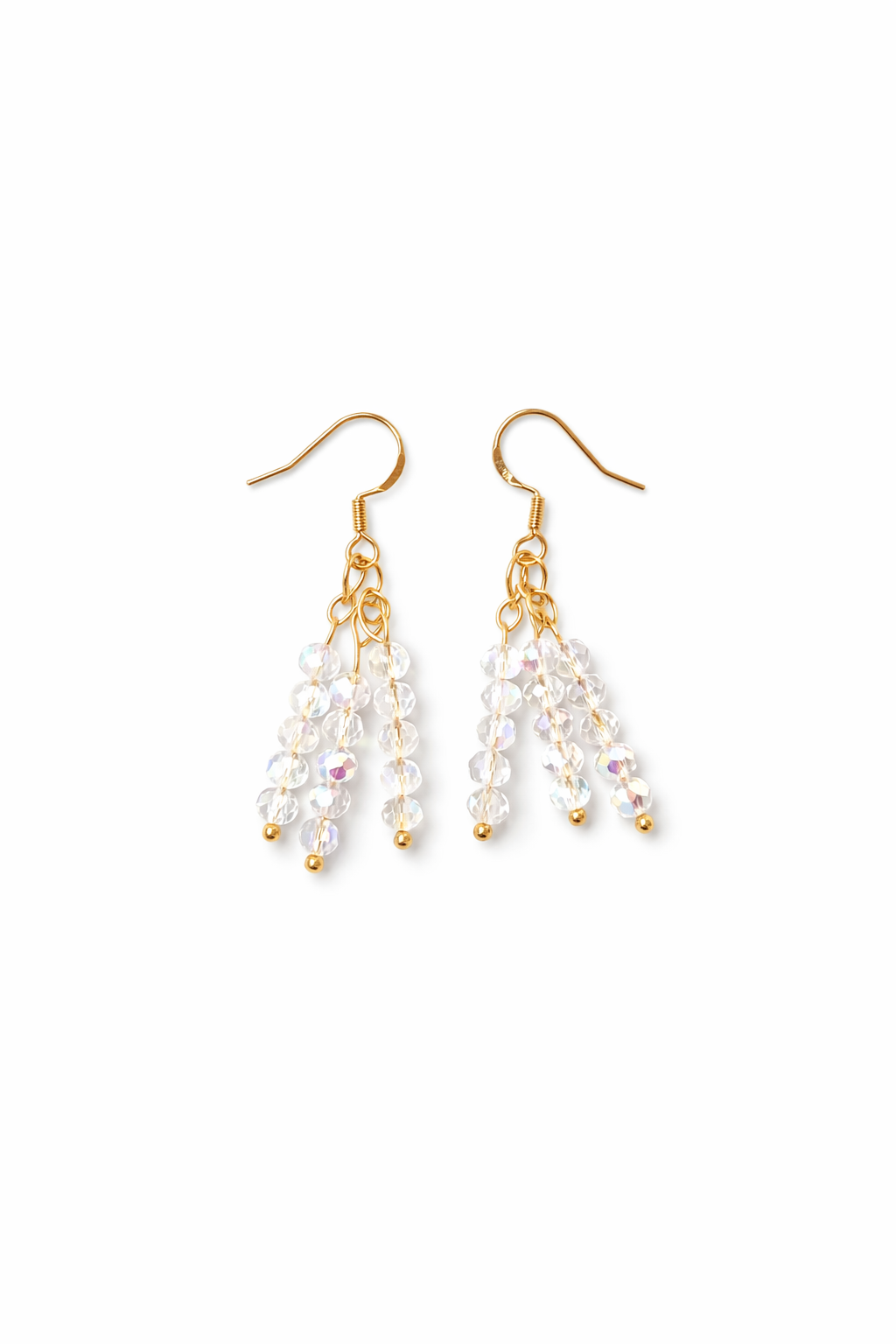 Sterling Silver and Crystal Earrings Fable Stones