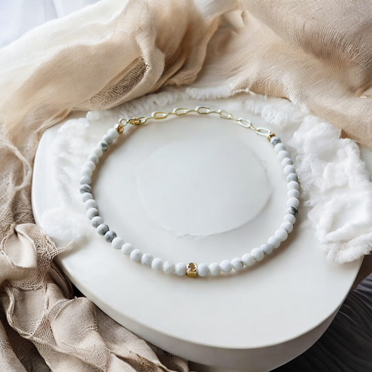 Howlite Bracelet – Promoting Tranquility and Serenity
