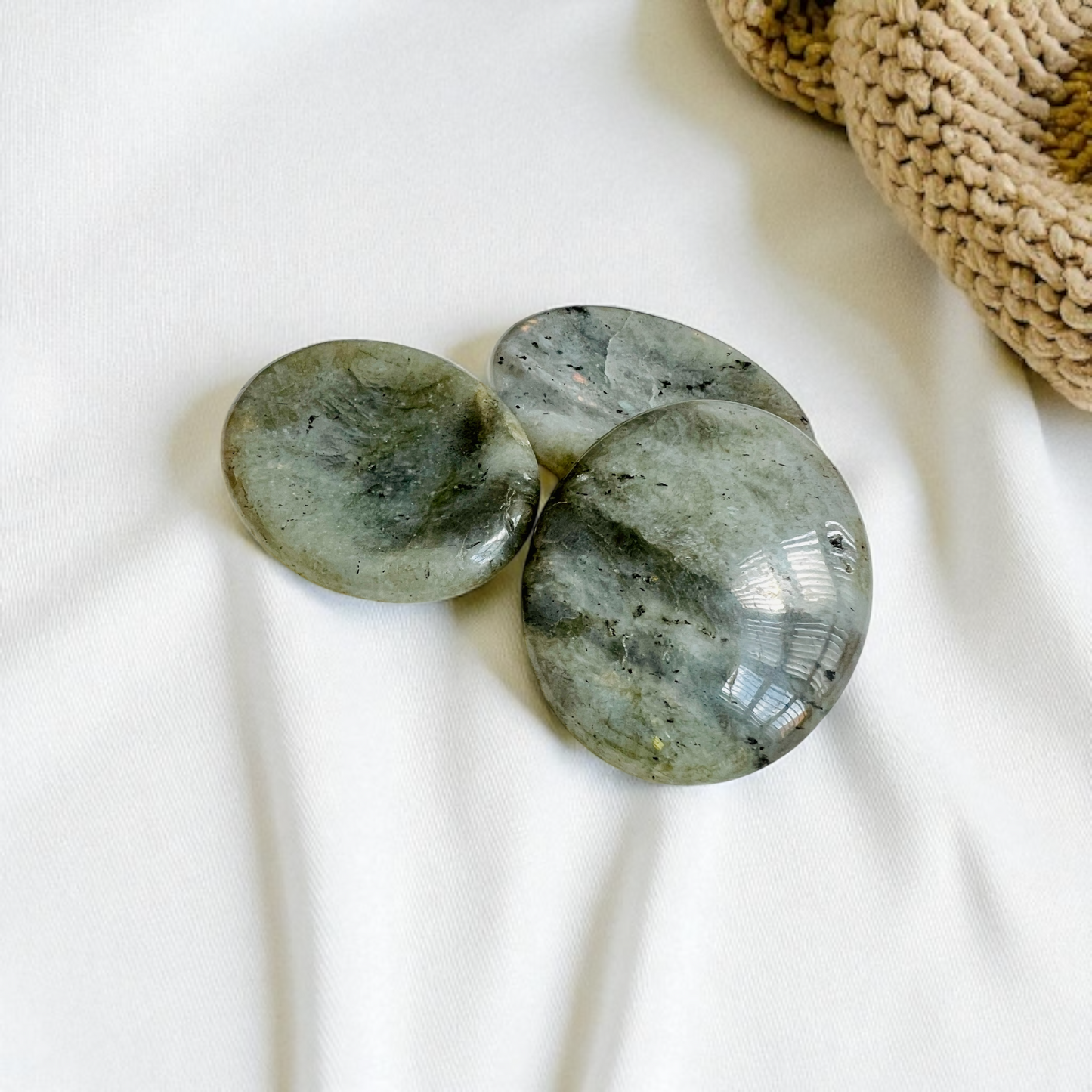 The Transformation Ritual Stone – Polished Labradorite Worry Stone