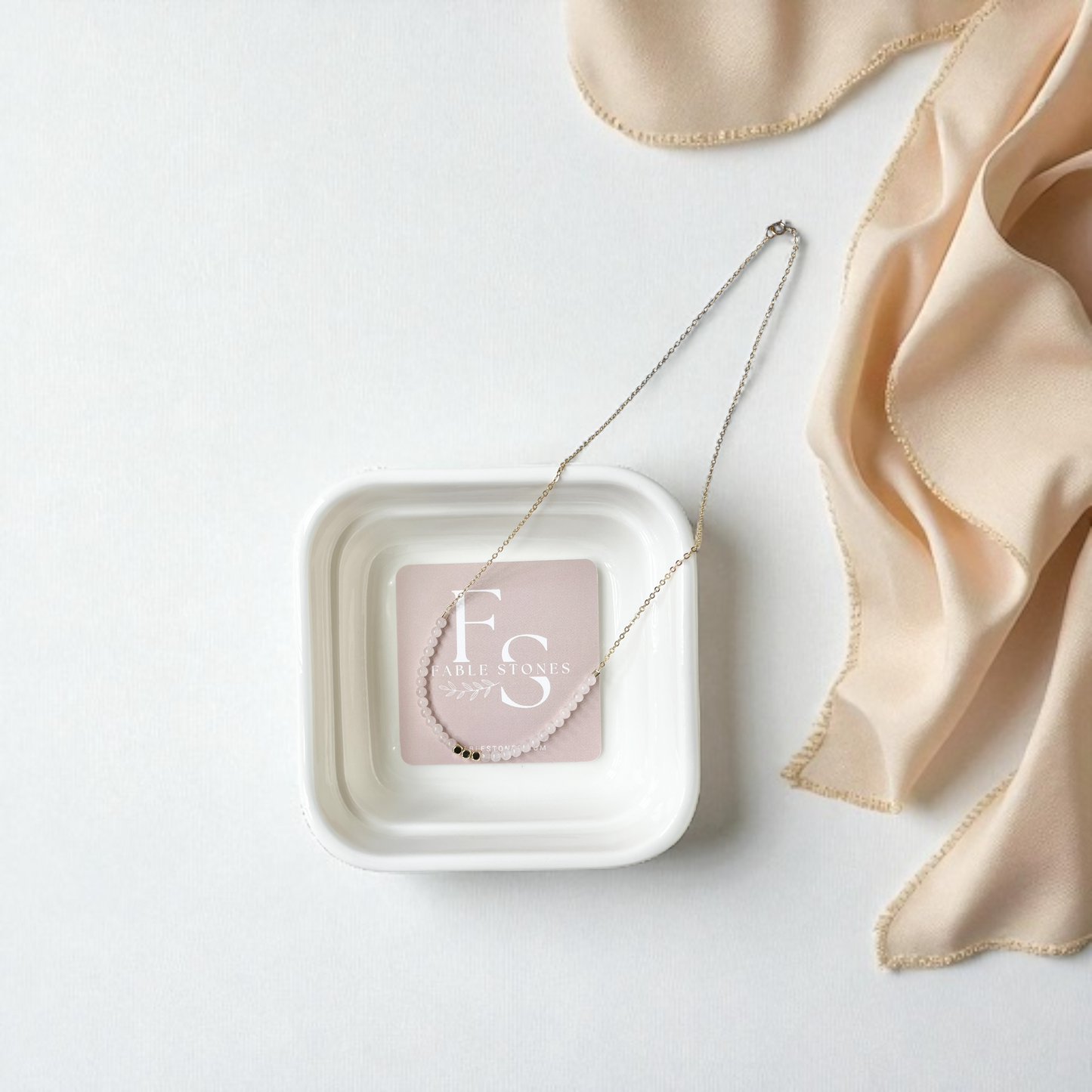 The Love Ritual Necklace – Rose Quartz & Gold-Filled