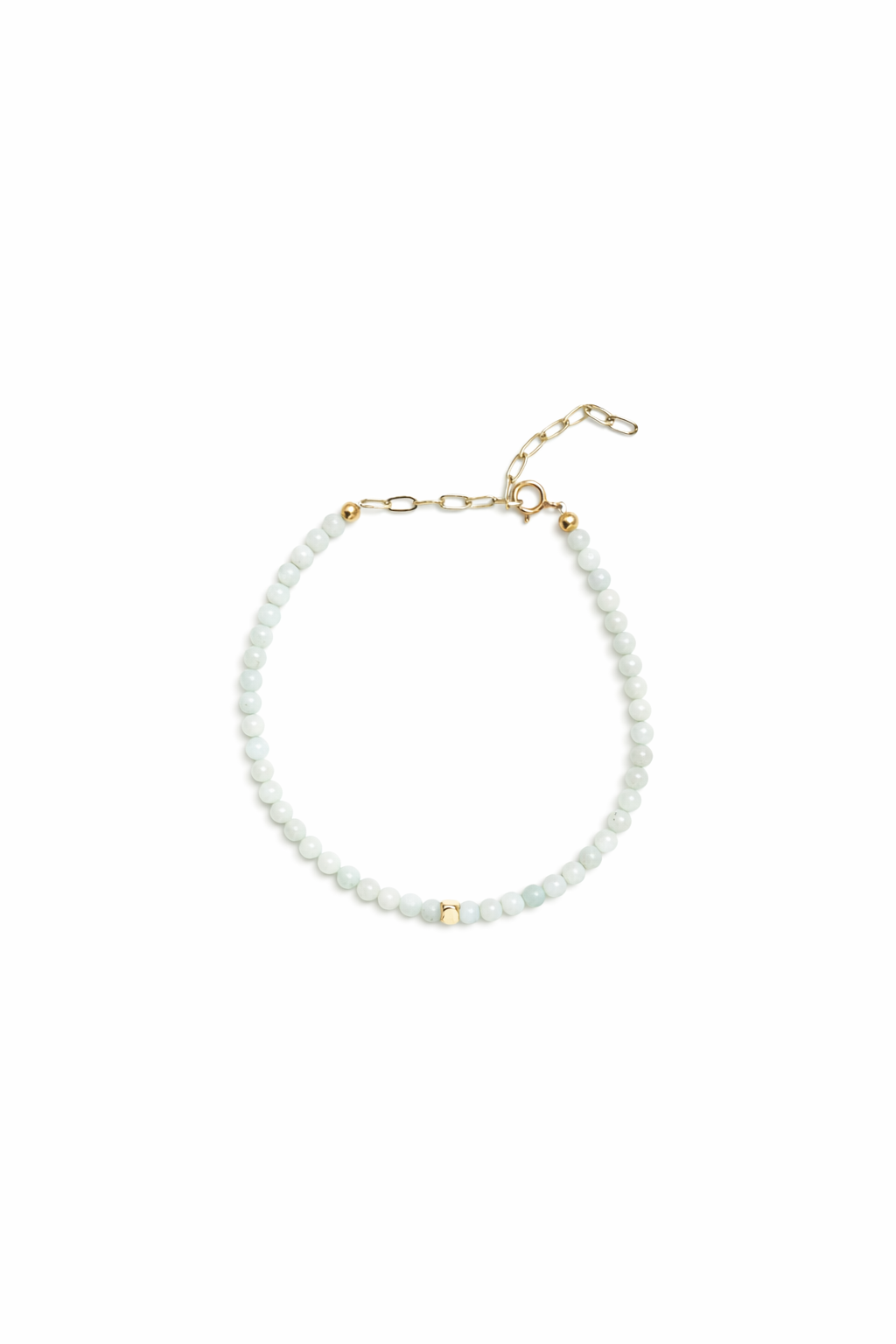 Amazonite and Gold-Filled Bracelet  Fable Stones