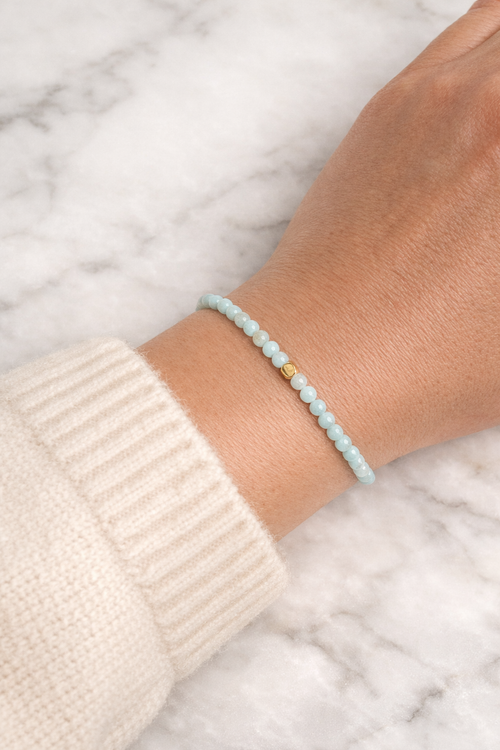Amazonite and Gold-Filled Bracelet  Fable Stones