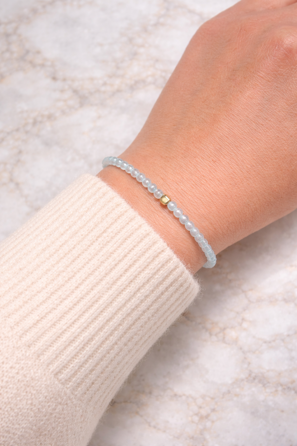 Aquamarine and Gold-Filled Bracelet Fable Stones