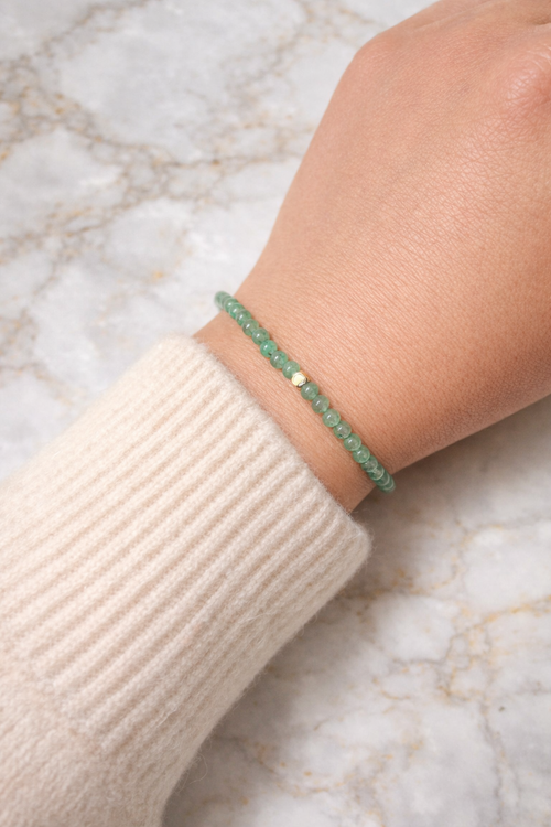 Green Aventurine and Gold-Filled Bracelet Fable Stones