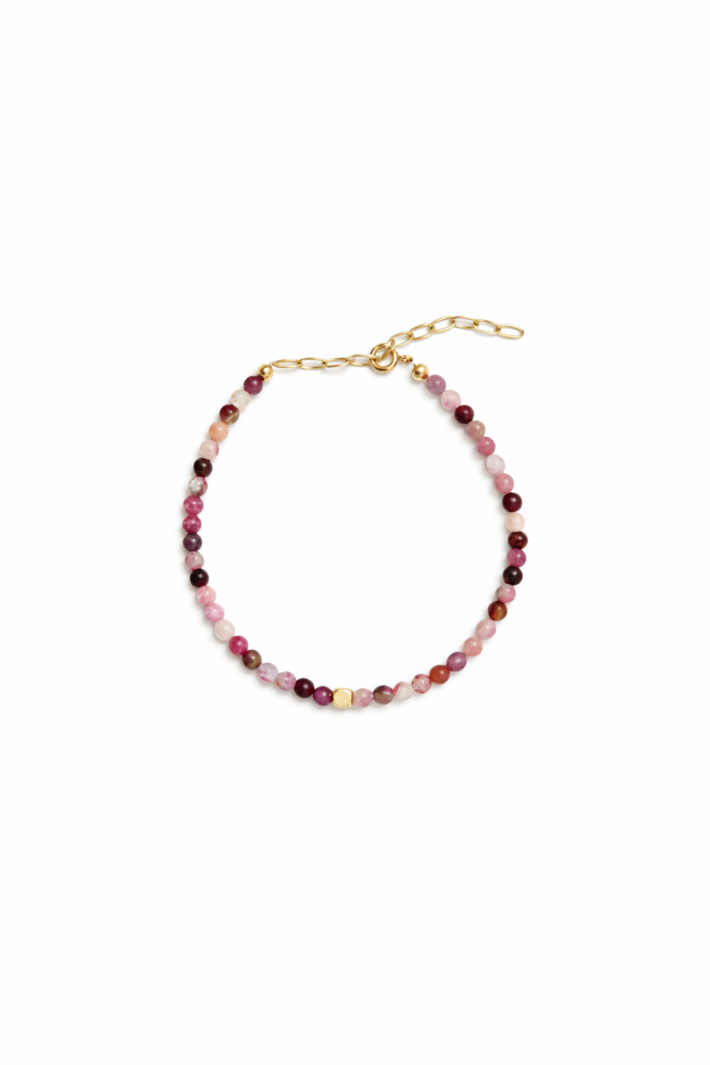 Mixed Tourmaline and Gold-Filled Bracelet Fable Stones