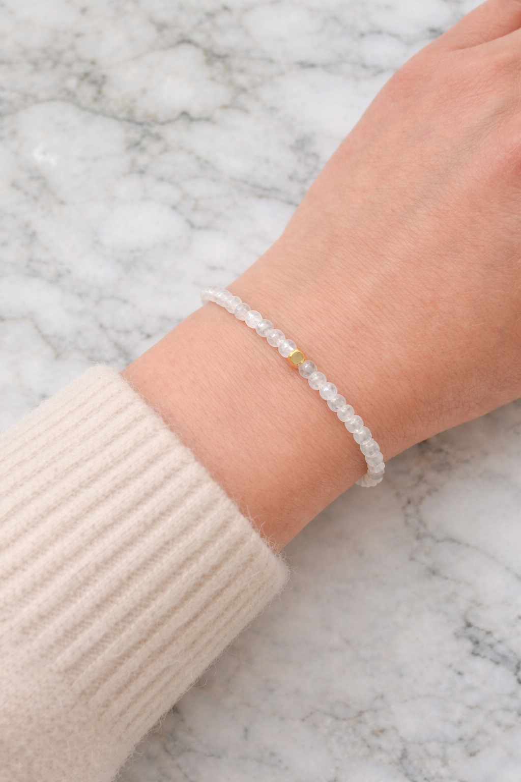 Moonstone and Gold-Filled Bracelet Fable Stones