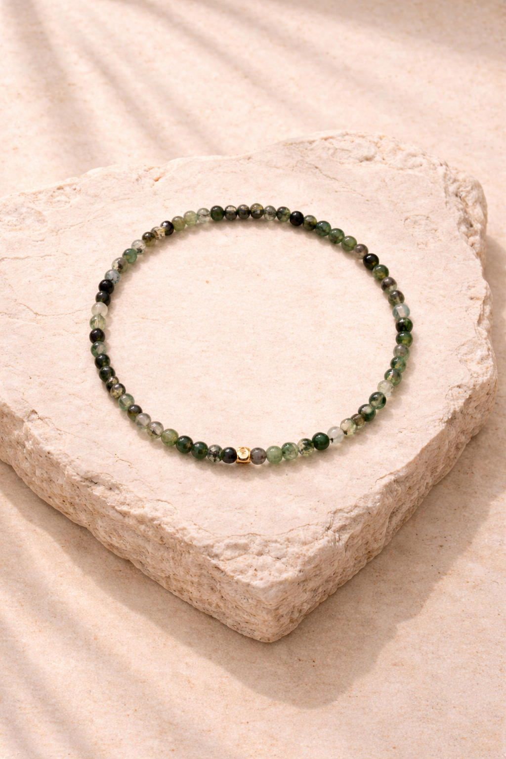 Moss Agate Bracelet Fable Stones