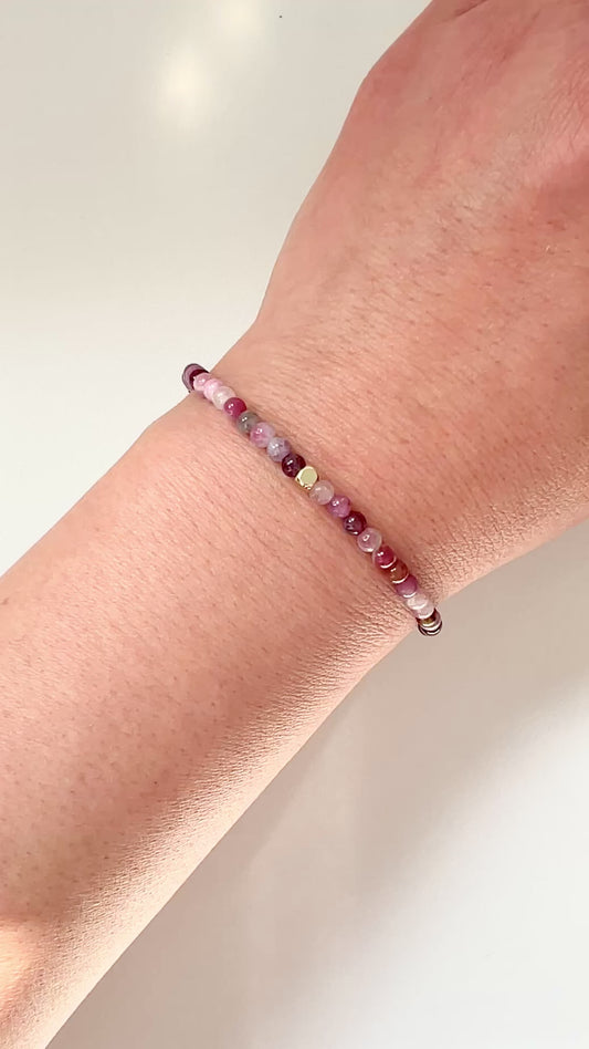 The Alignment Ritual Bracelet – Mixed Tourmaline & Gold-Filled