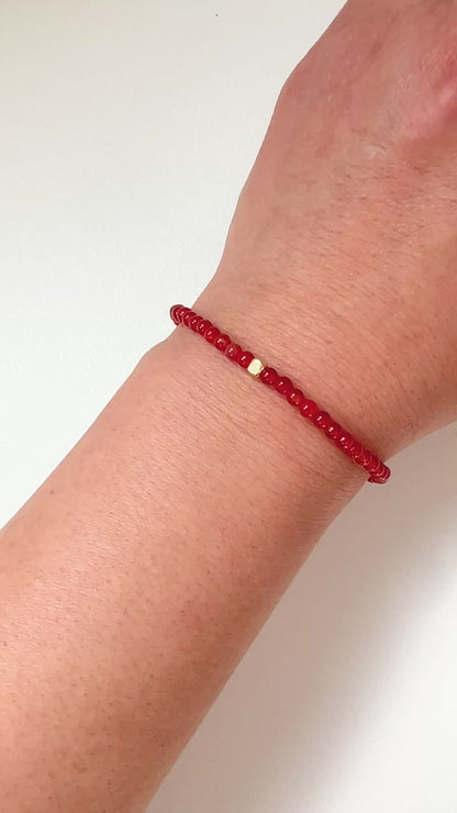 The Vitality Ritual Bracelet – Carnelian & Gold-Filled