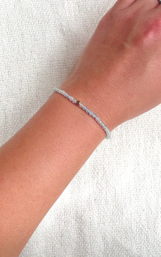 The Flow State Bracelet – Aquamarine