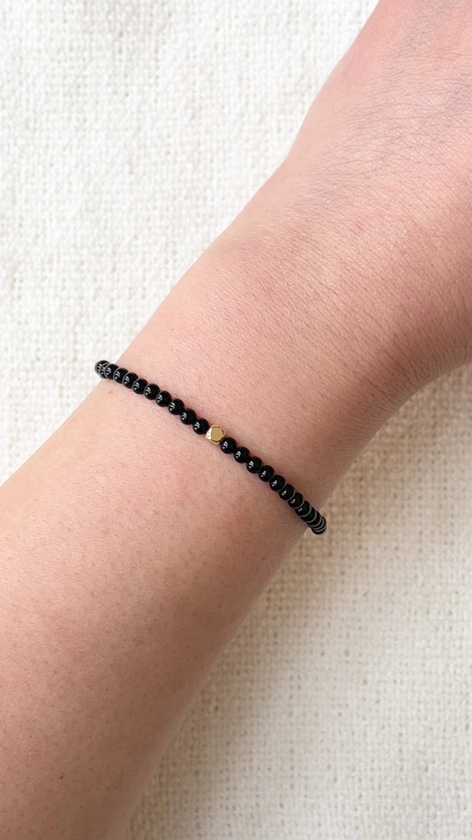 The Grounding Ritual Bracelet – Black Onyx