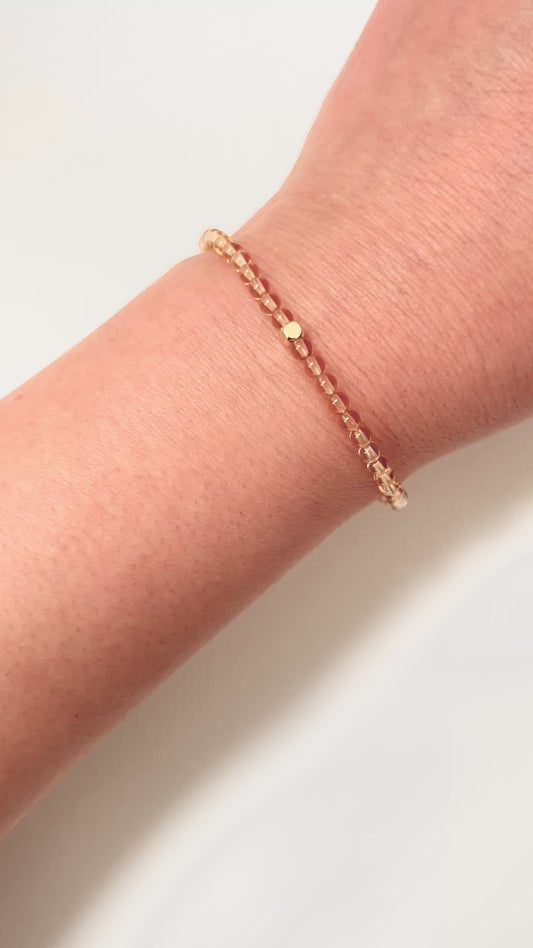 The Optimism Ritual Bracelet – Citrine & Gold-Filled