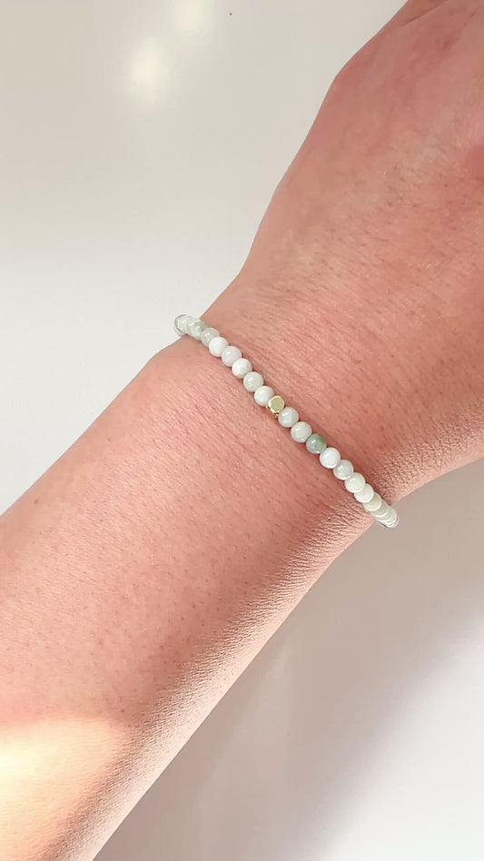 The Harmony Ritual Bracelet – Burmese Jade & Gold-Filled
