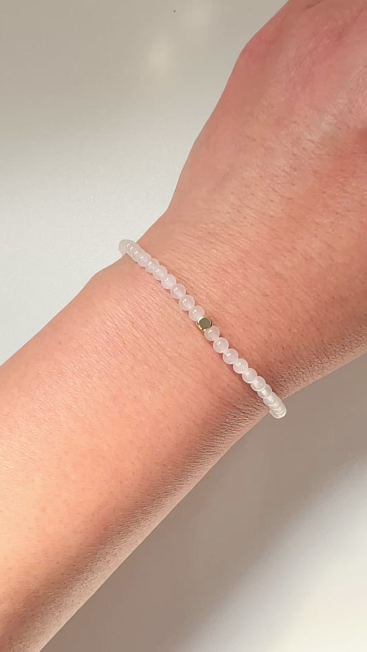The Purity Ritual Bracelet – White Jade & Gold-Filled