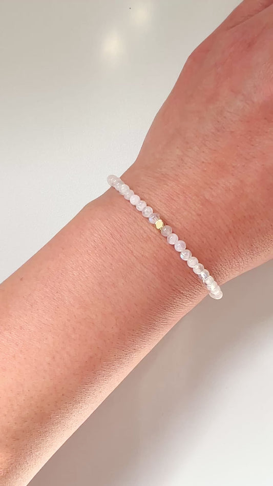 The Inner Glow Bracelet – Moonstone & Gold-Filled