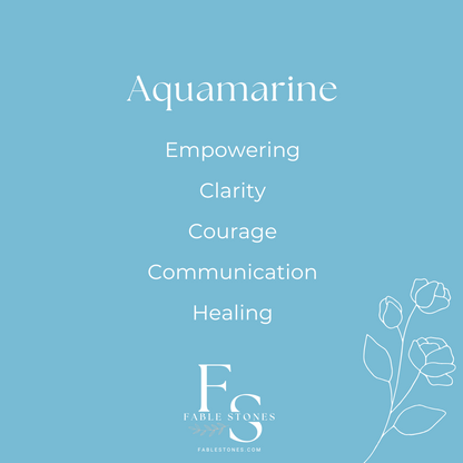 The Flow State Bracelet – Aquamarine & Gold-Filled