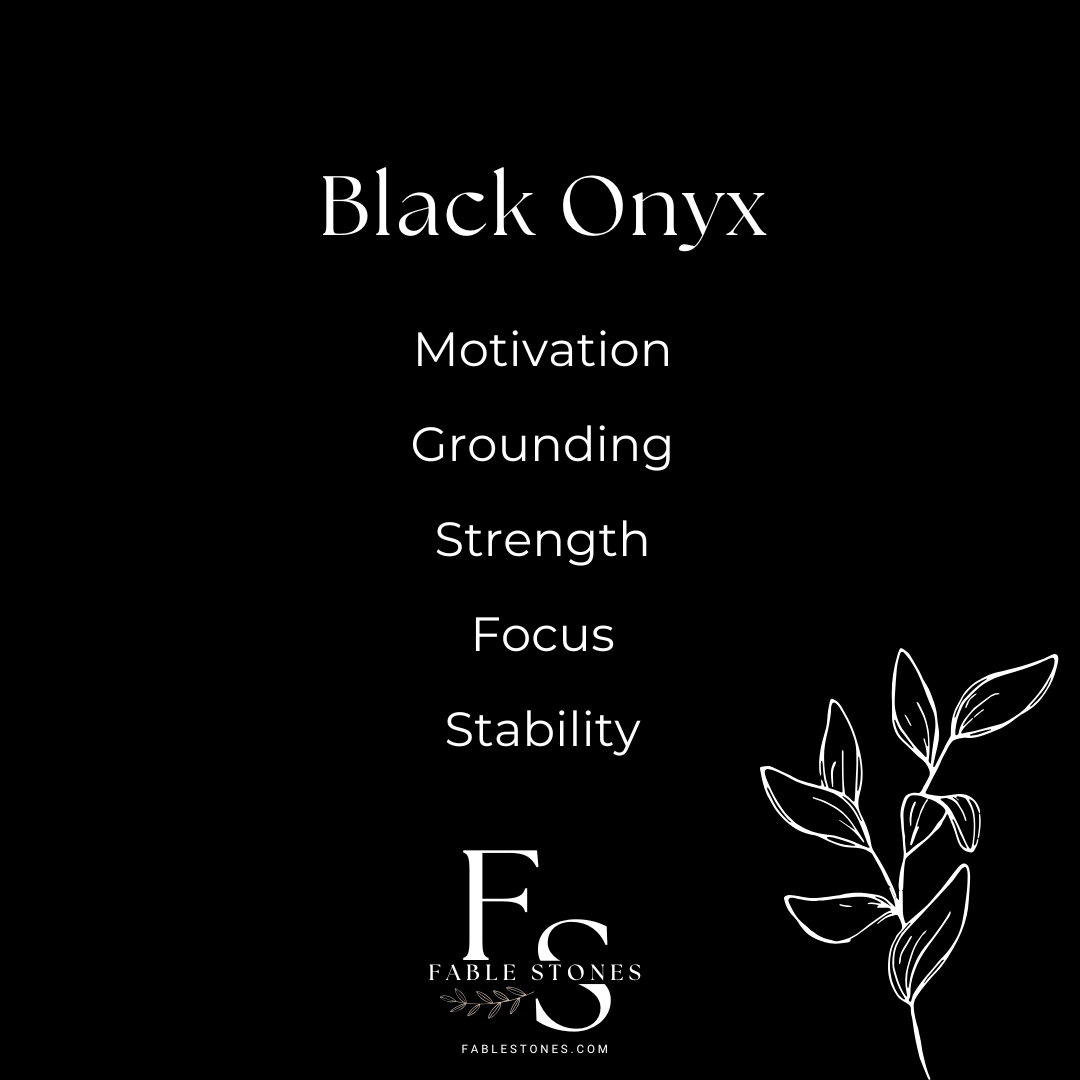 The Motivation Ritual Bracelet – Black Onyx & Sterling Silver