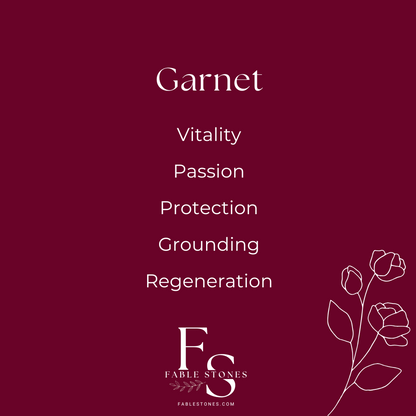 The Passion Ritual Bracelet – Garnet & Gold-Filled