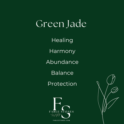 The Vital Wellbeing Ritual Bracelet – Green Jade & Gold-Filled