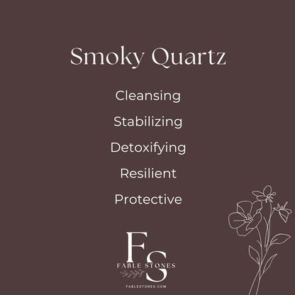 The Resilience Ritual Bracelet – Smoky Quartz & Gold-Filled