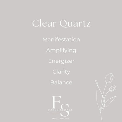 The Manifestation Ritual Bracelet – Clear Quartz & Gold Vermeil