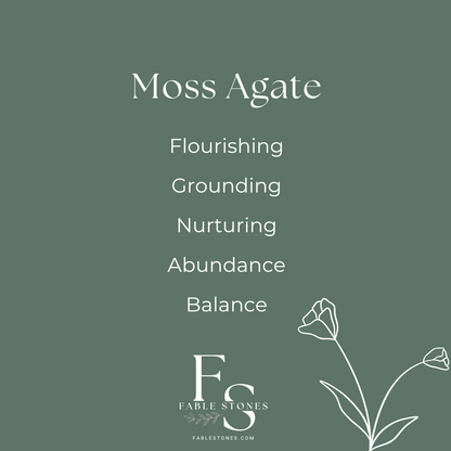 The Growth Ritual Bracelet – Moss Agate