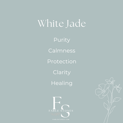 The Purity Ritual Bracelet – White Jade & Sterling Silver