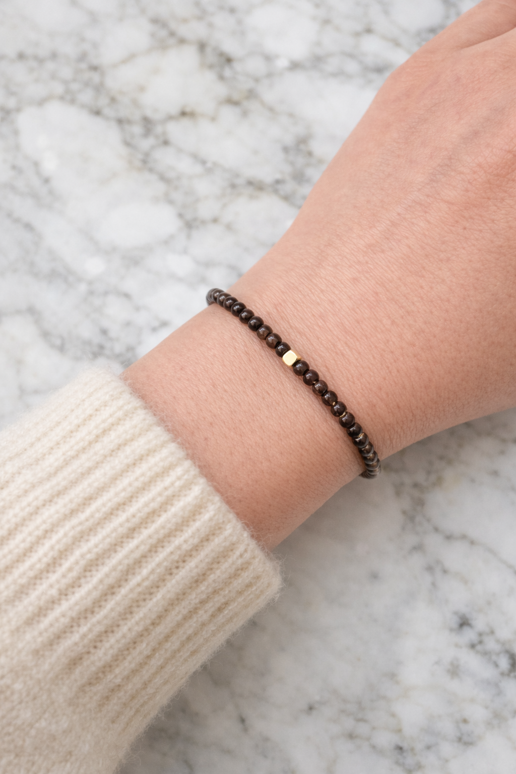 Smoky Quartz and Gold-Filled Bracelet Fable Stones