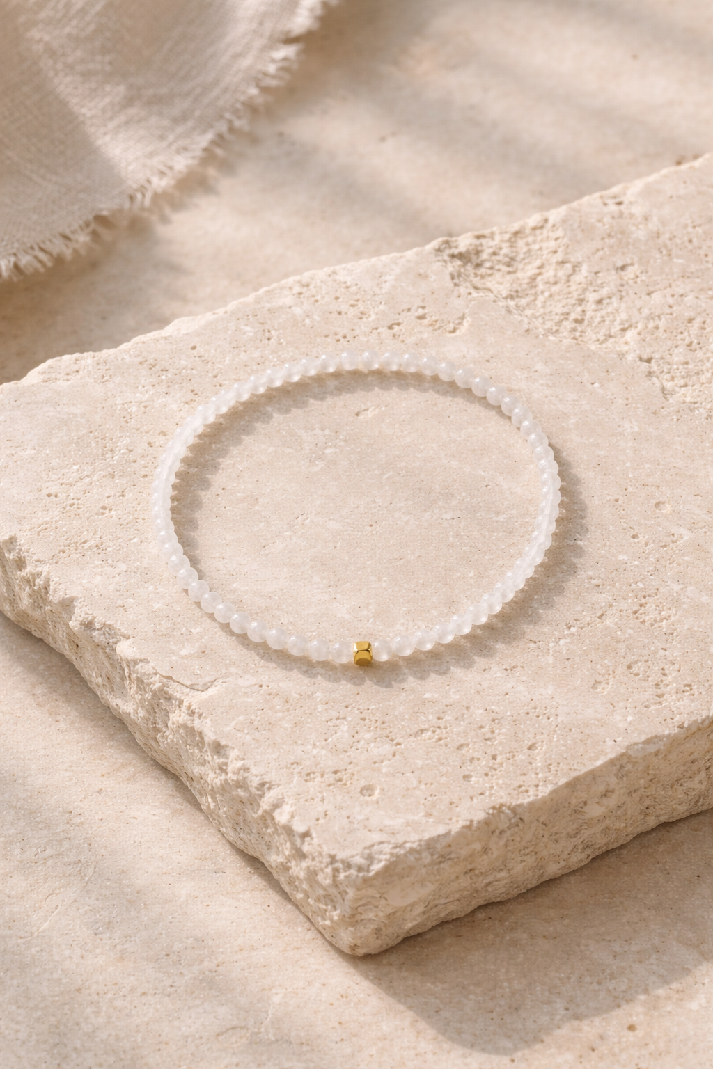 White Jade Bracelet Fable Stones