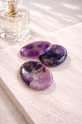 Polished Amethyst Palm Stone Fable Stones